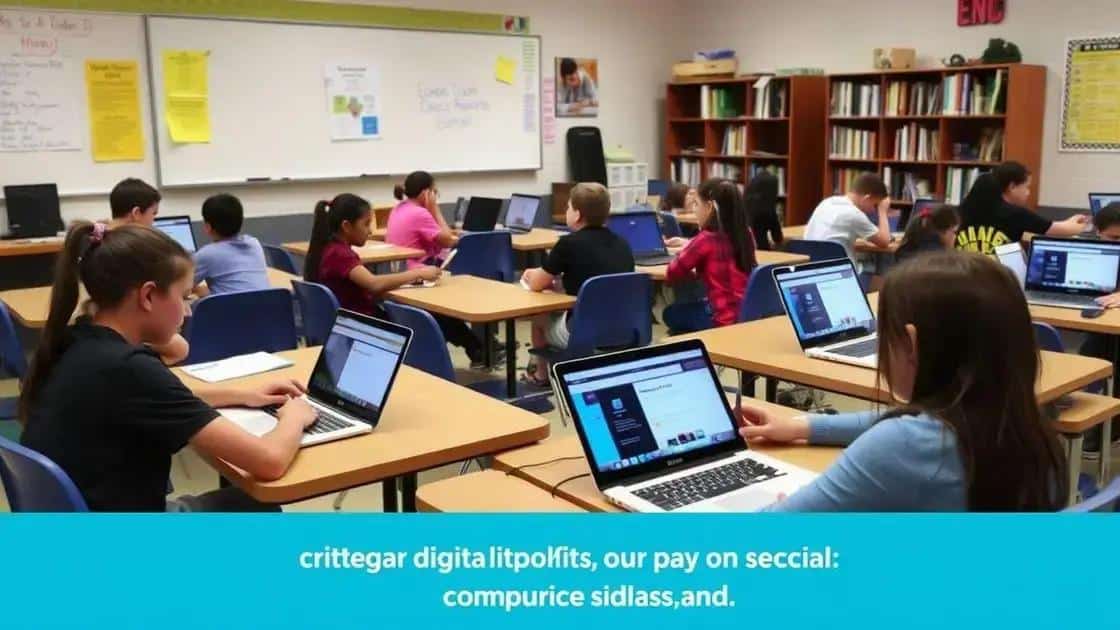 Key components of a digital literacy curriculum