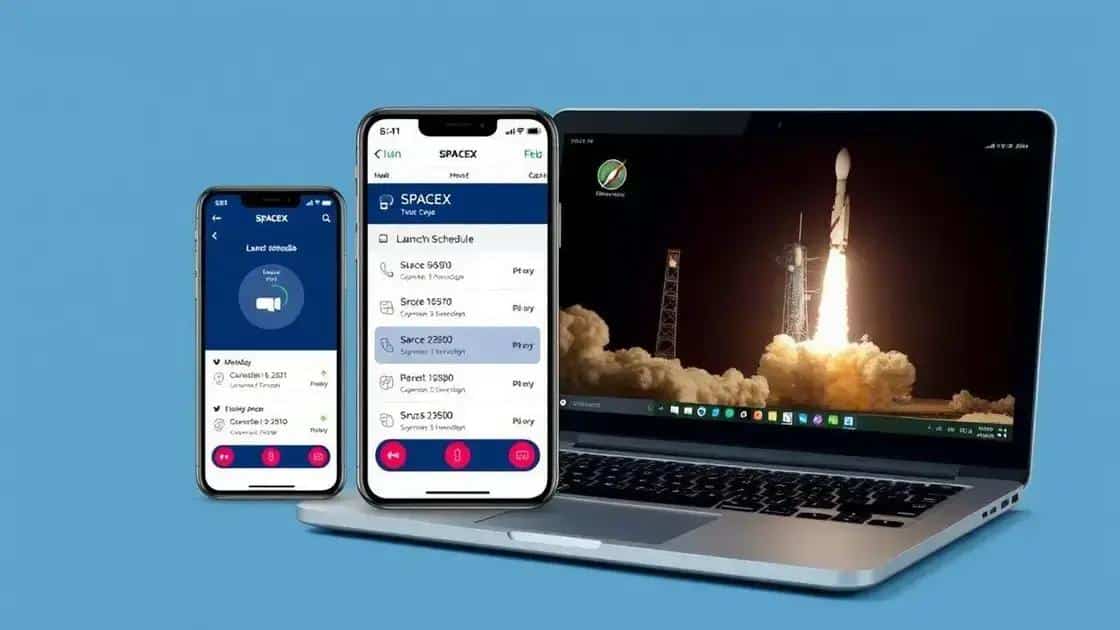 How to stay updated on SpaceX launches