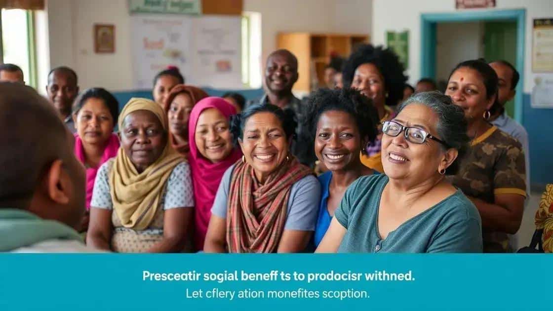 The role of social benefits in modern societies