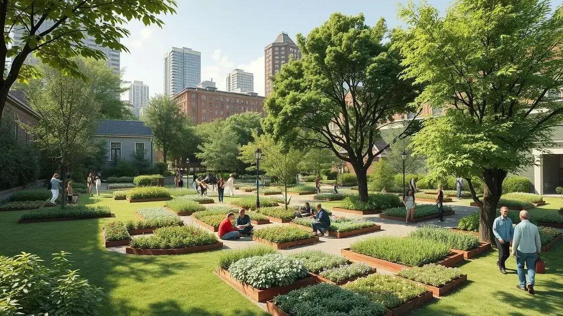 Benefits of green infrastructure for urban areas