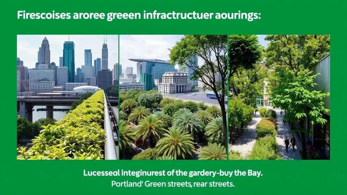 Case studies of successful green infrastructure projects