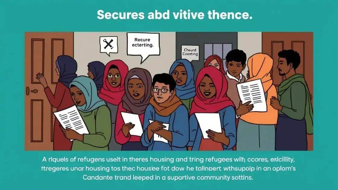Challenges faced by refugees in securing housing