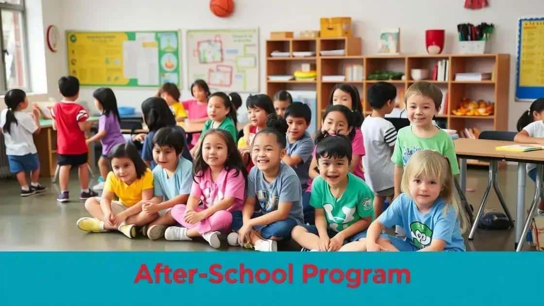 Benefits of after-school programs for children