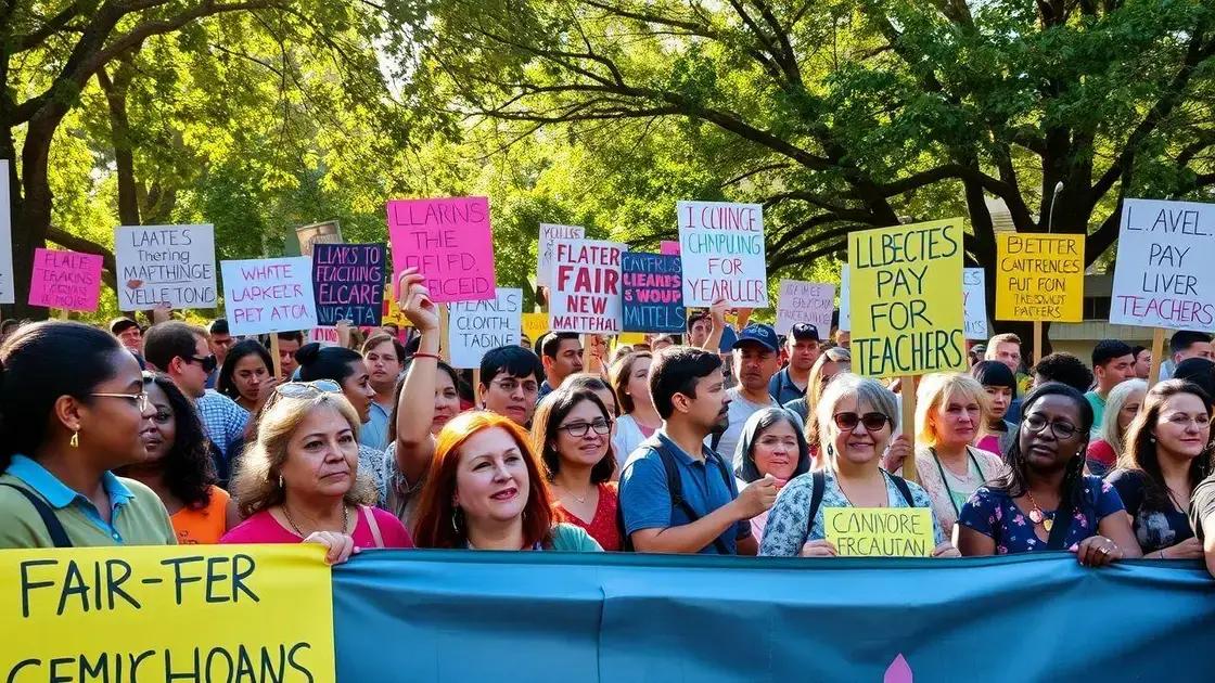 Strategies for advocating for better teacher compensation