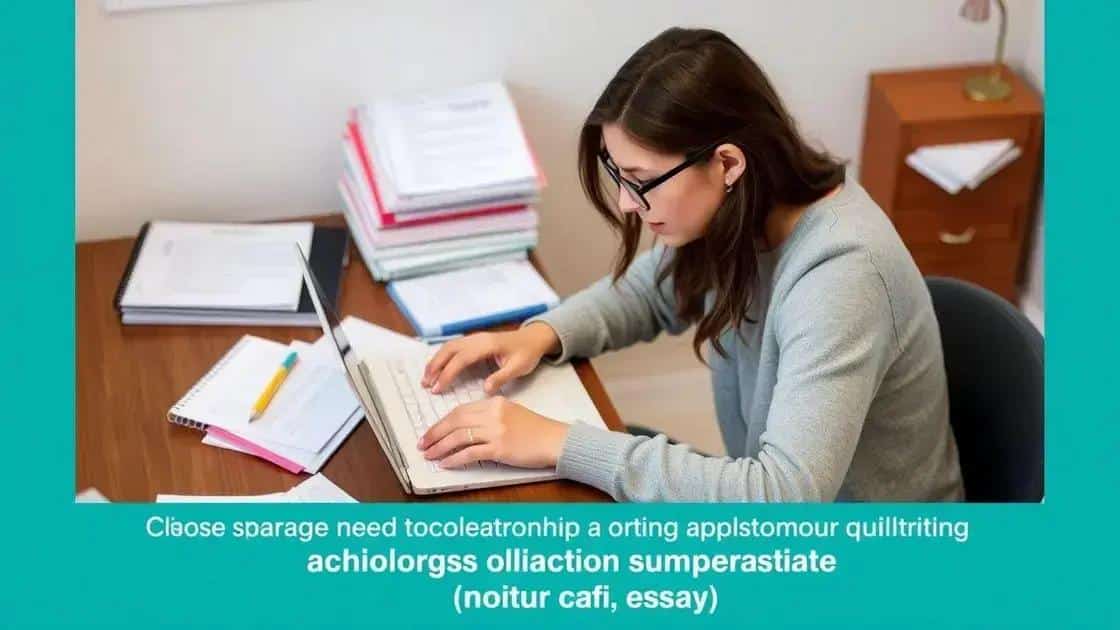 How to apply for scholarships effectively