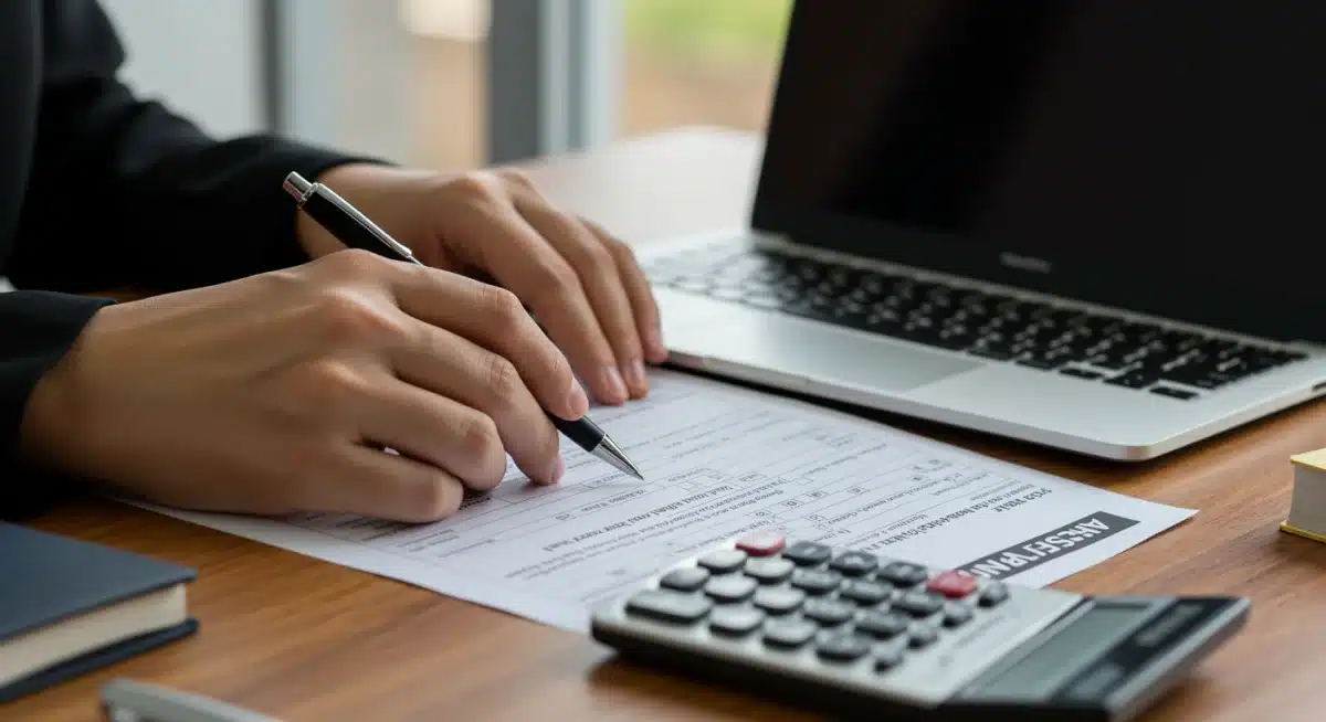 Student completing FAFSA form on laptop for financial aid application.