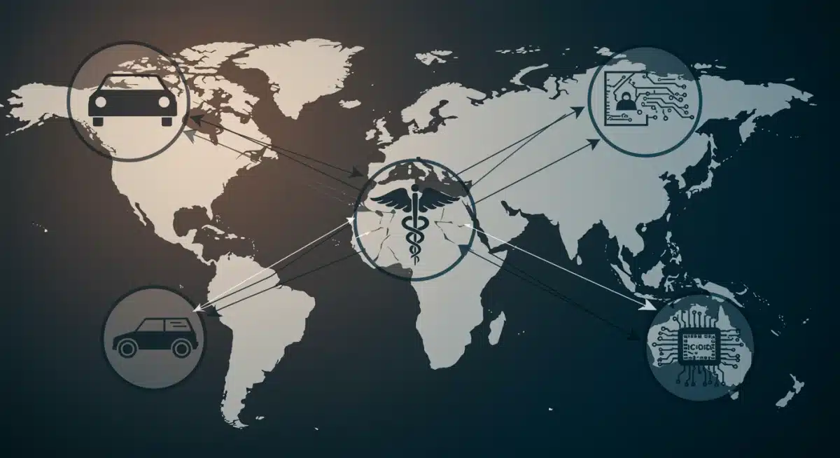 Interconnected sectors facing supply chain challenges