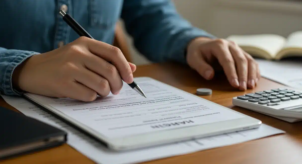 Student filling out FAFSA form for federal student aid application