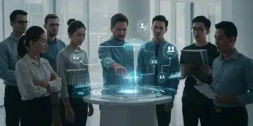 Professionals analyzing future job market trends and essential certifications for 2026