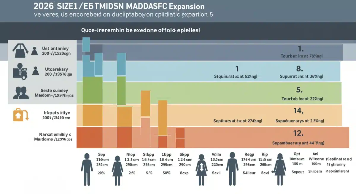 Infographic showing 2026 Medicaid eligibility criteria based on income and family size.