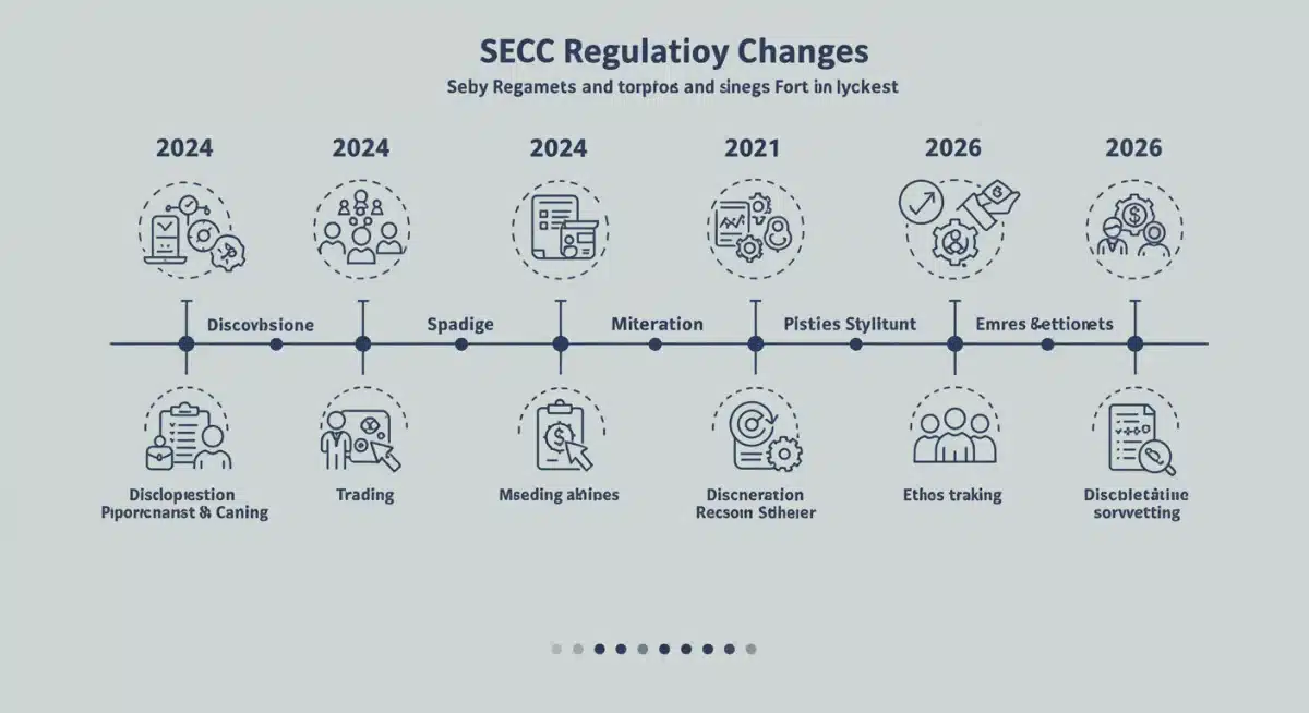 Infographic timeline of SEC regulatory changes