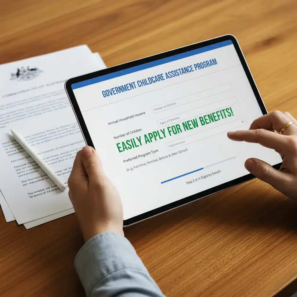 Applying for 2026 childcare financial aid online