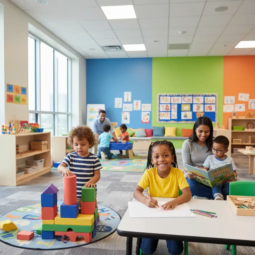 Children thriving in quality childcare facility with new support