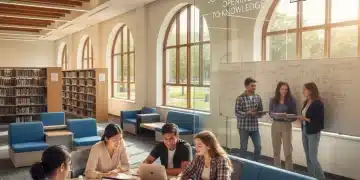 Diverse students studying in a modern library, symbolizing expanded access to higher education through the Pell Grant.