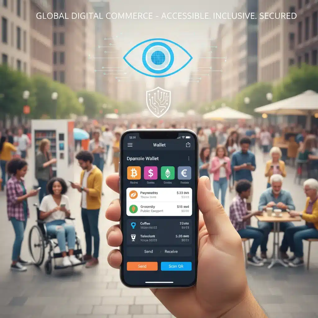 Person using digital wallet on smartphone, showing widespread adoption and regulatory oversight