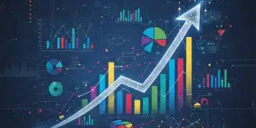 Diversified investment portfolio charts indicating growth and future financial planning for 2026.