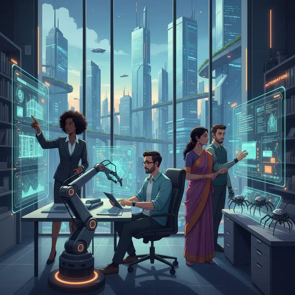 Automation’s Impact: New Jobs & Skills in US Service Sectors by 2026