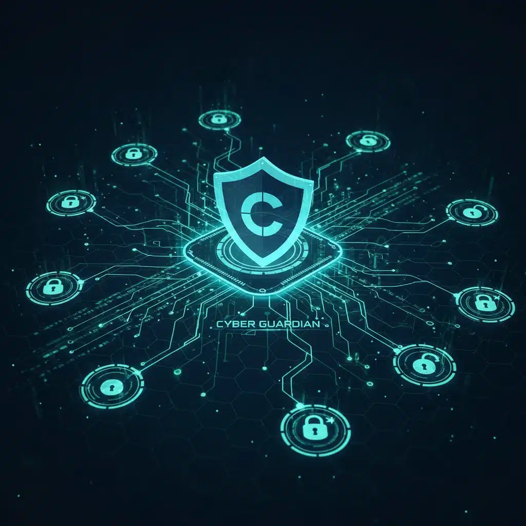 Cybersecurity professional safeguarding digital infrastructure