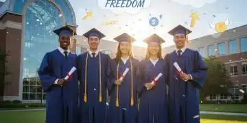 Student Loan Forgiveness 2026: Navigating Latest US Policy Changes for Maximum Benefit Graduates celebrating student loan forgiveness success